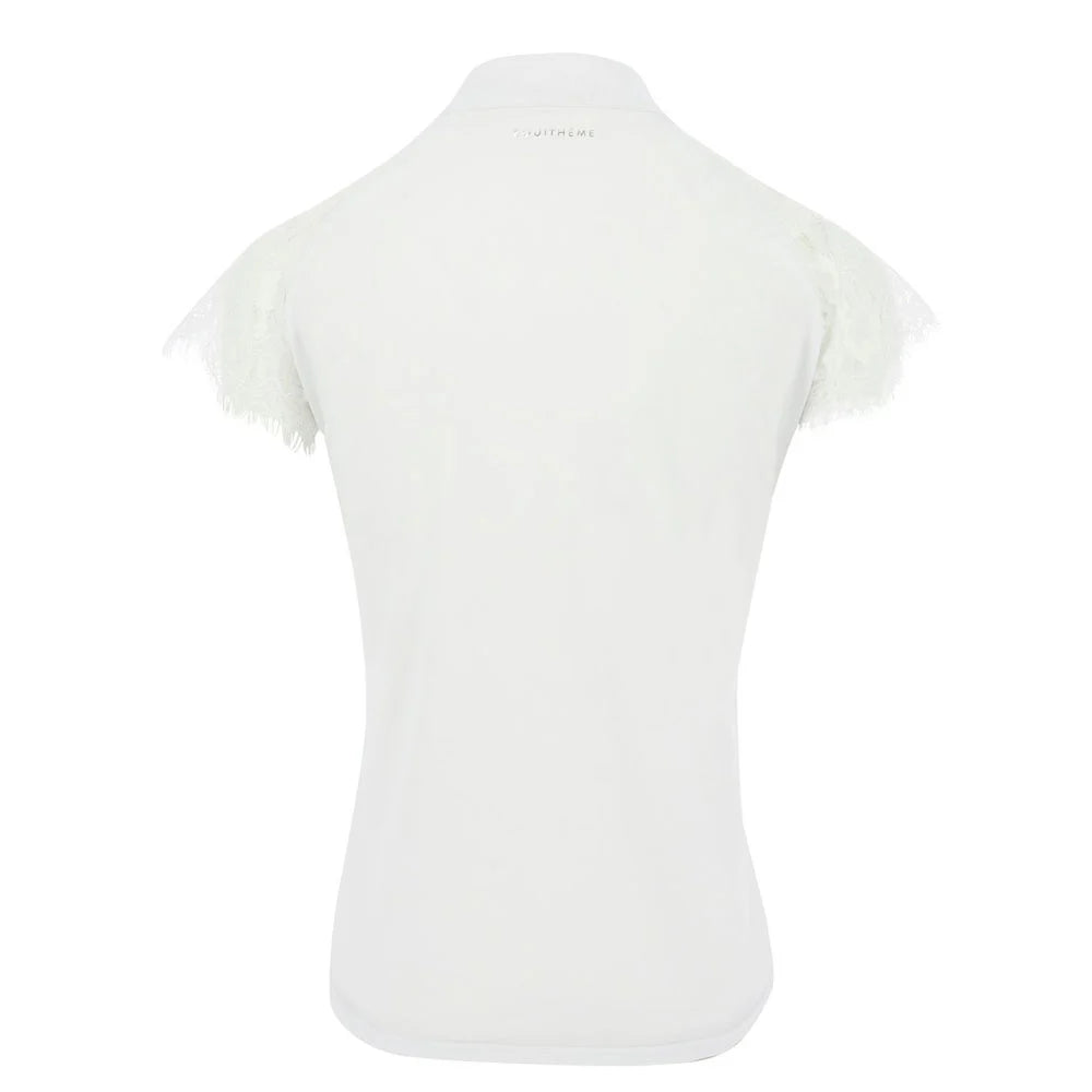 EQUITHÈME Hong Kong Show Polo – Women's Lace-Sleeve Elegance