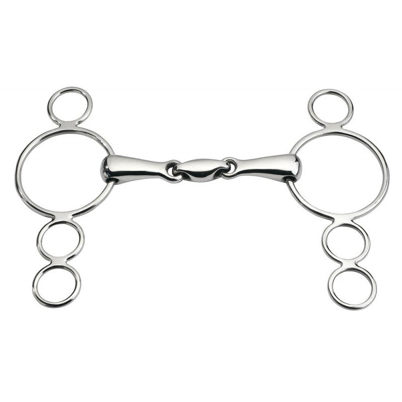 Feeling Anatomic Continental Gag Bit, 4-Ring Cheeks