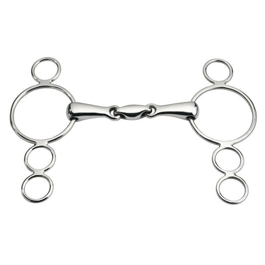 Feeling Anatomic Continental Gag Bit, 4-Ring Cheeks