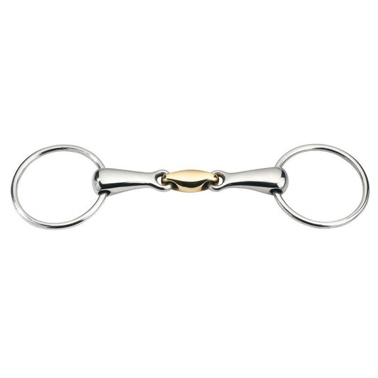 Feeling Anatomic Ring Snaffle + Brass JTD
