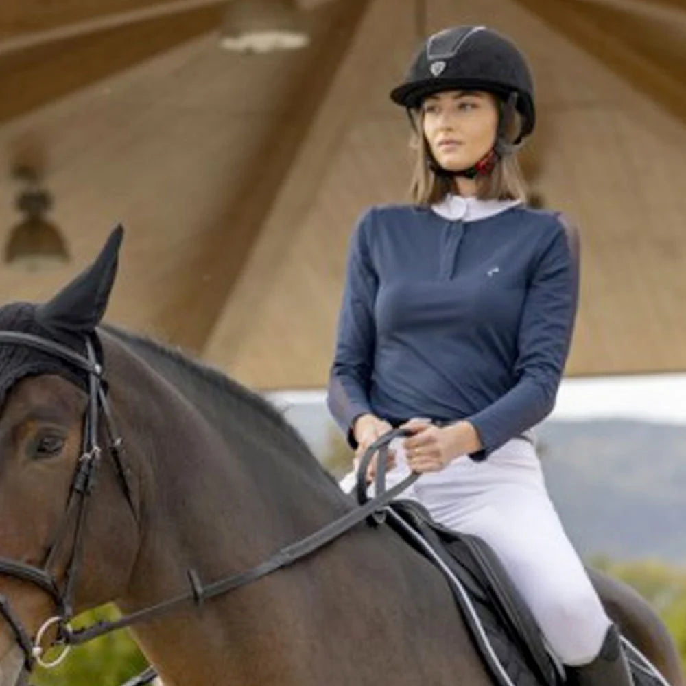 EQUITHÈME Pekin Show Shirt – Feminine Elegance Meets Second-Skin Comfort